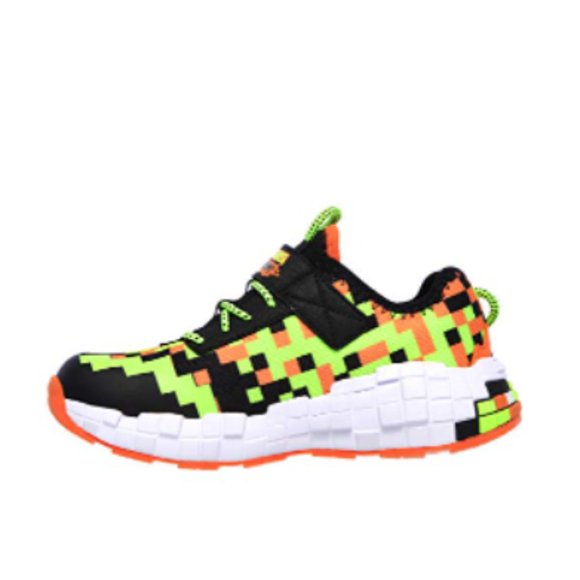 Skechers boys Mega-craft Sneaker, Black/Orange, 1 Little Kid US - Picture 2 of 12